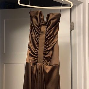 Jessica McClintock brown gown